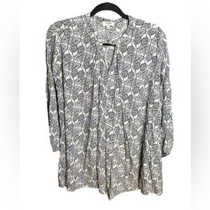 Umgee Floral Print Midi Flowy Dress Size: M